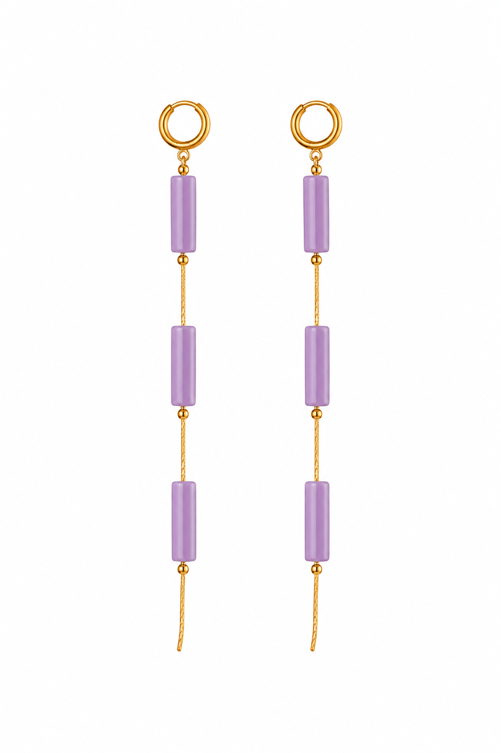 Pendientes Ibiza Lila
