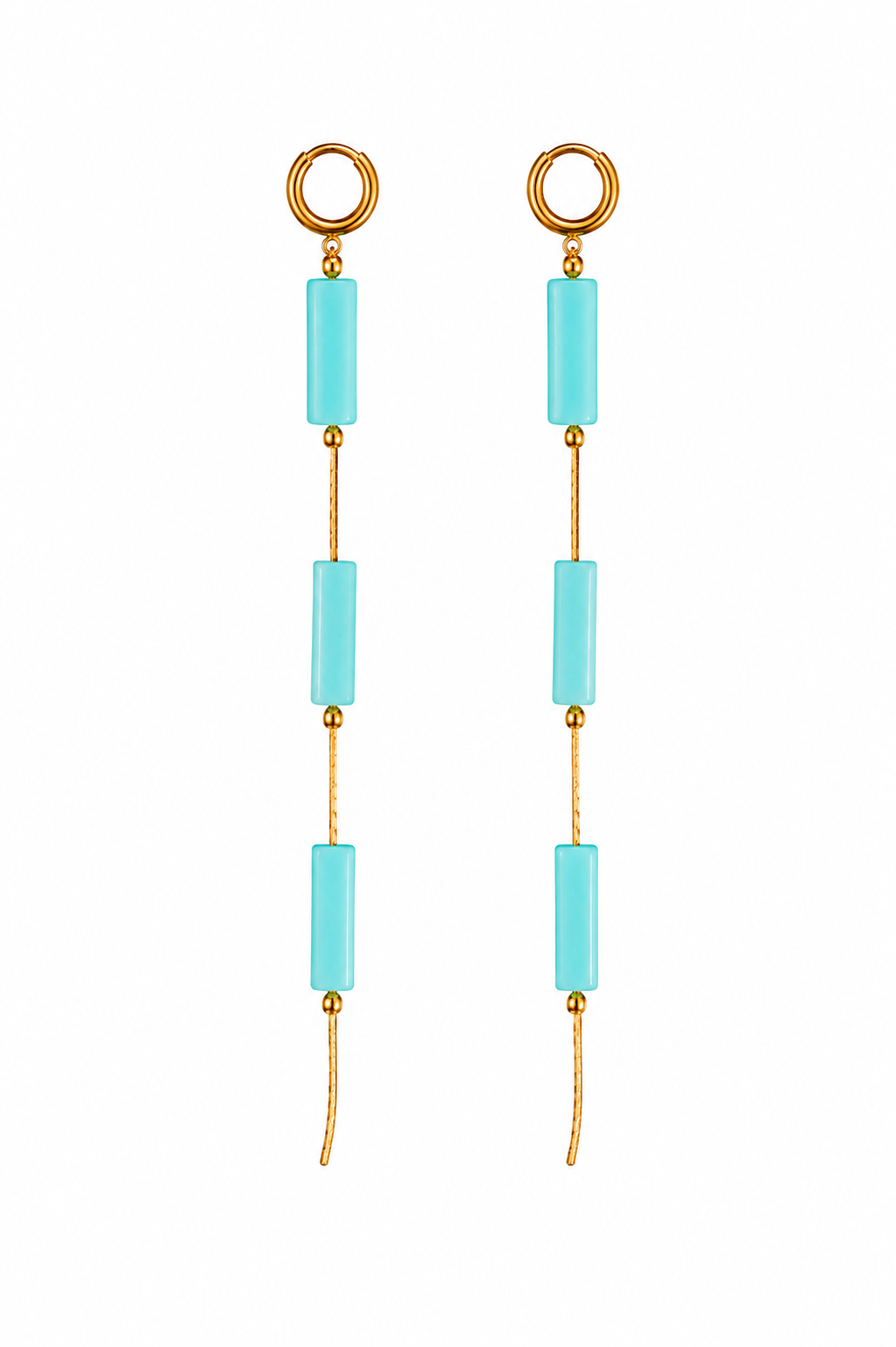 Pendientes Ibiza Azul Turquesa
